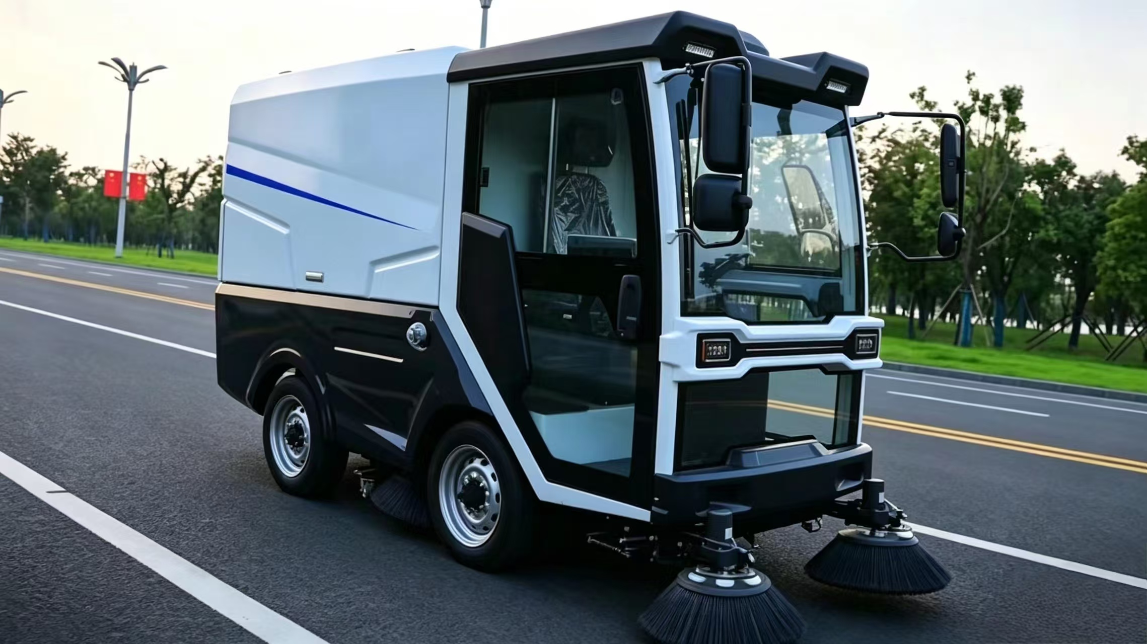 GW1000L纯吸式电动扫地车（高自卸）