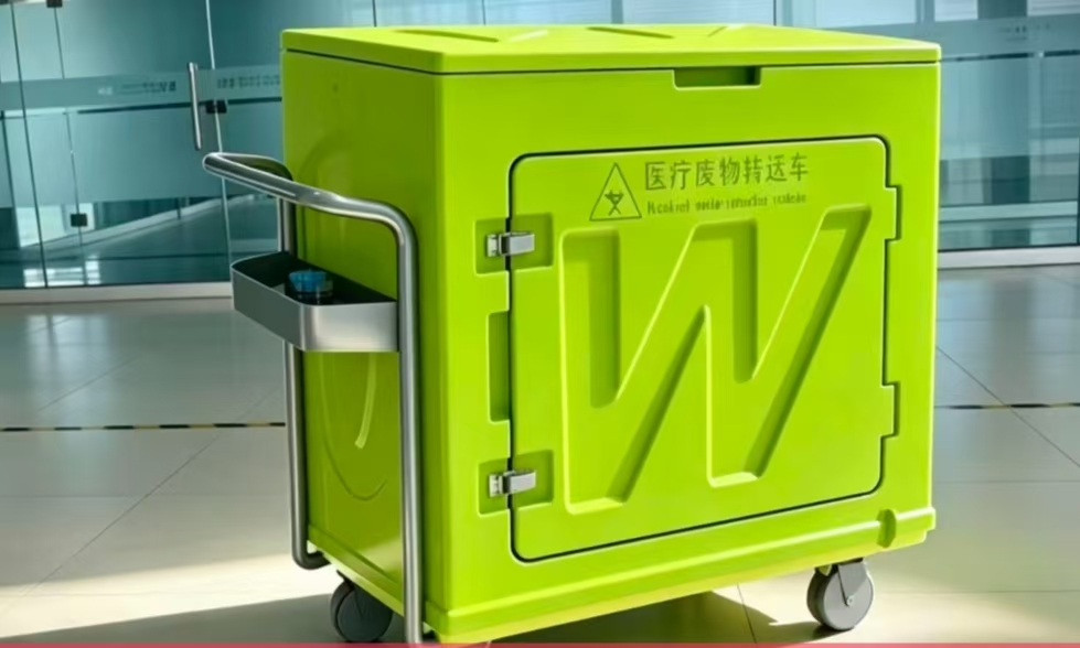 GW850P13不锈钢医废转运车