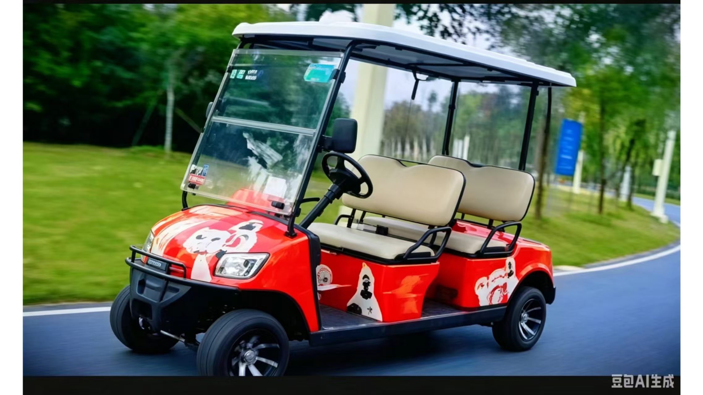 GW6004四座无人观光车